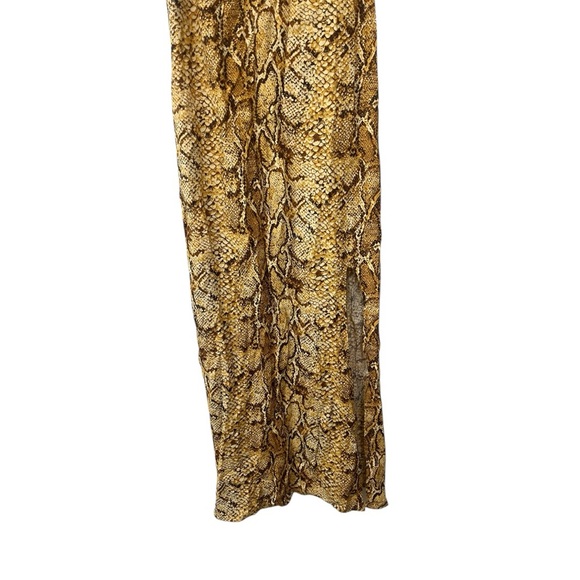 Reformation Cremini Boa Snake Print Dress 4 - Picture 5 of 7
